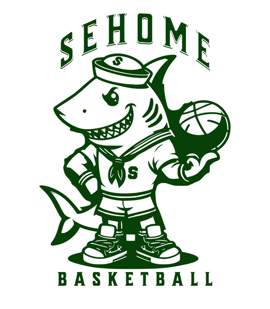 Sehome Basketball-Shark T-Shirt