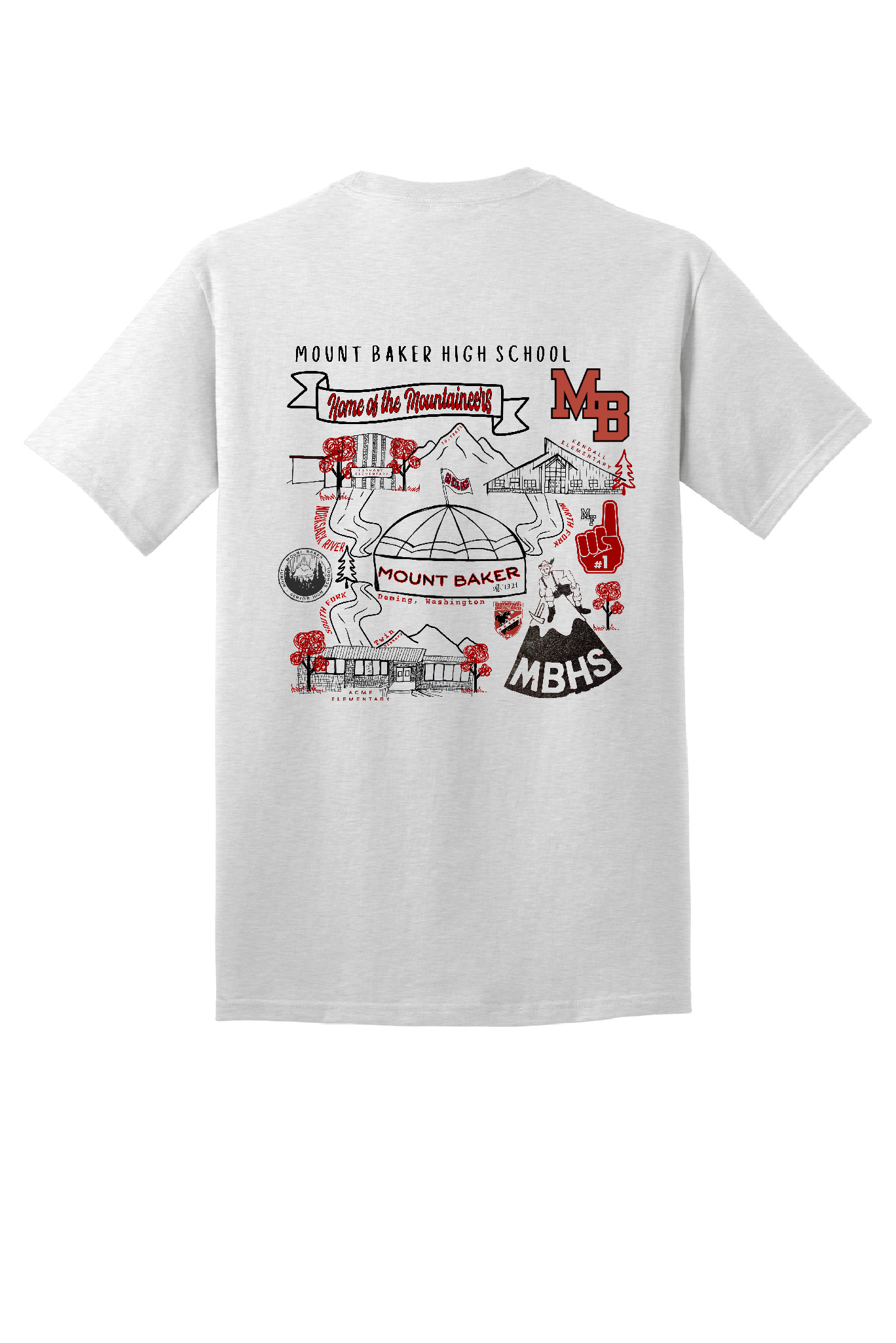 Home of The Mountaineers T-Shirt