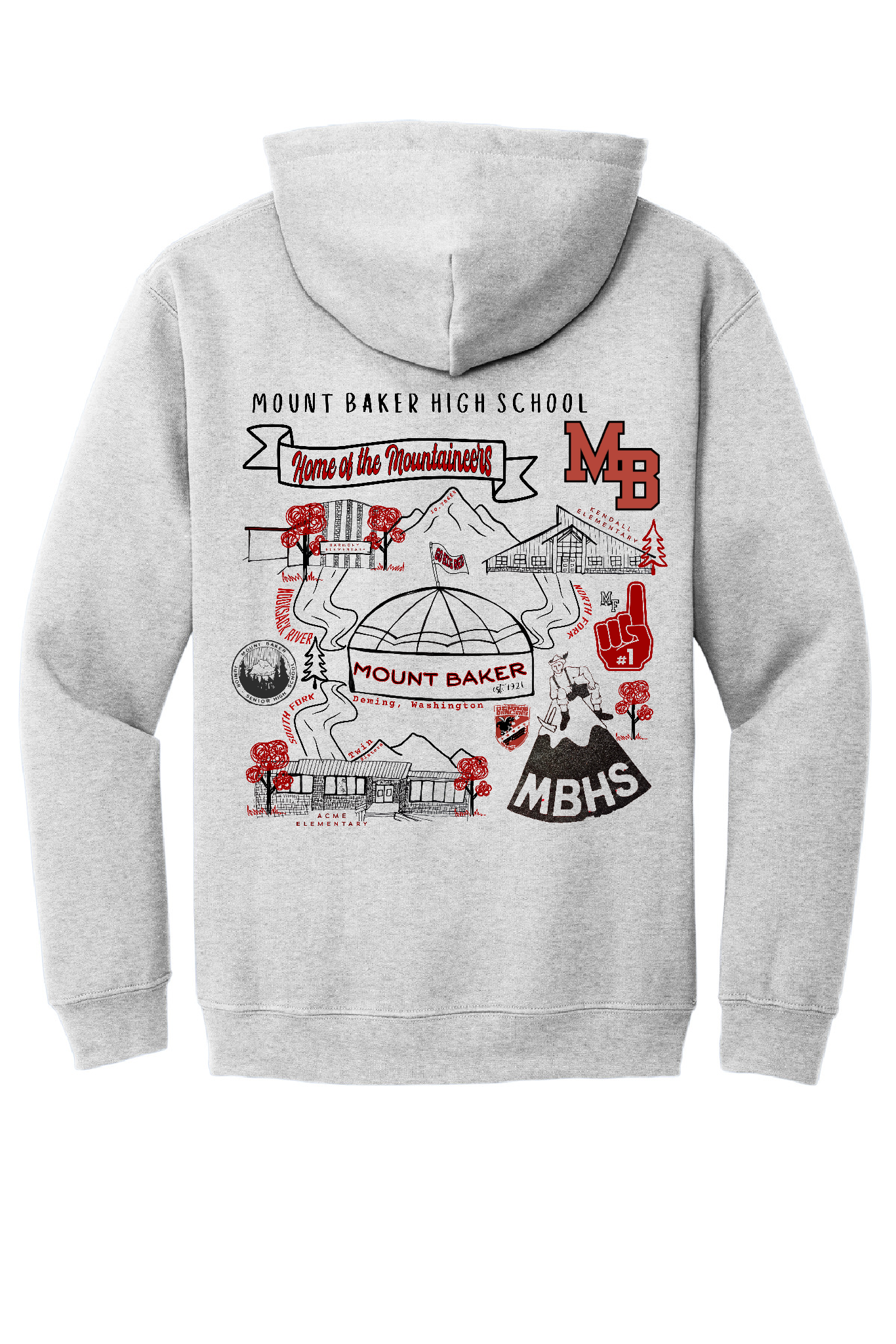 Home of The Mountaineers Hoodie