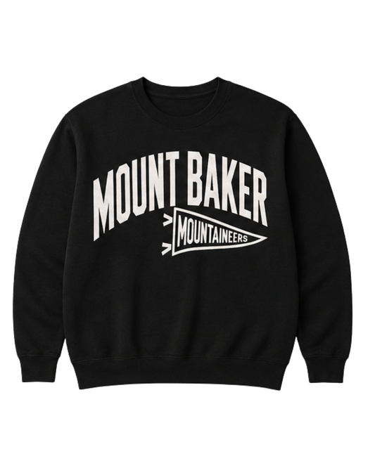 Mount Baker Pennant Crewneck Sweatshirt