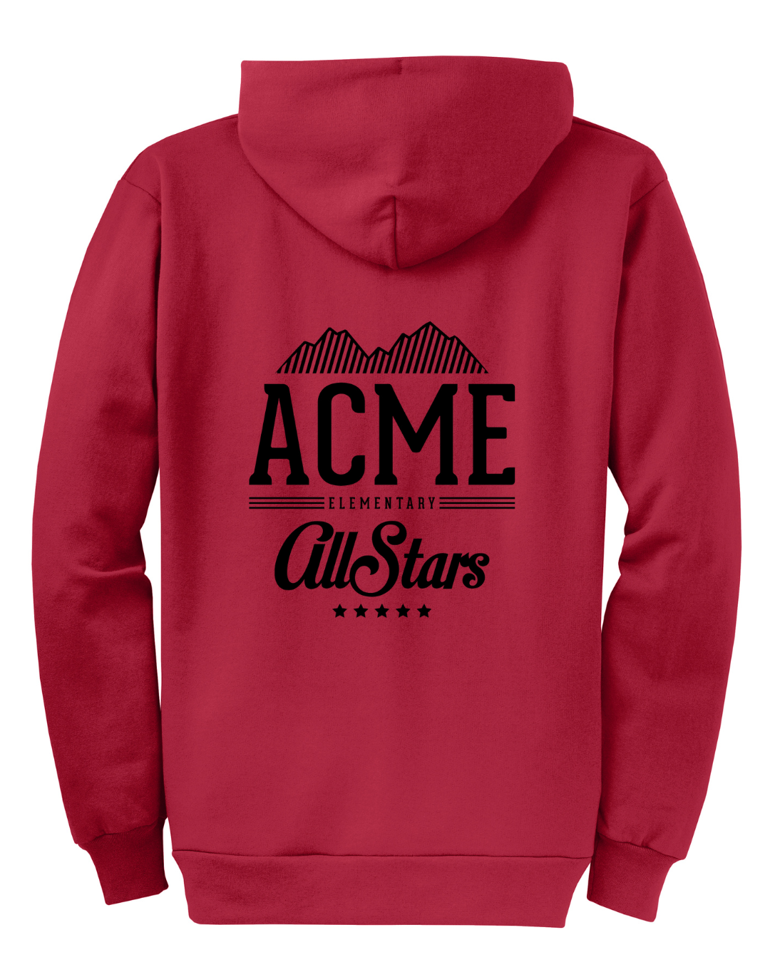 Adult Unisex Full Zip Hoodie