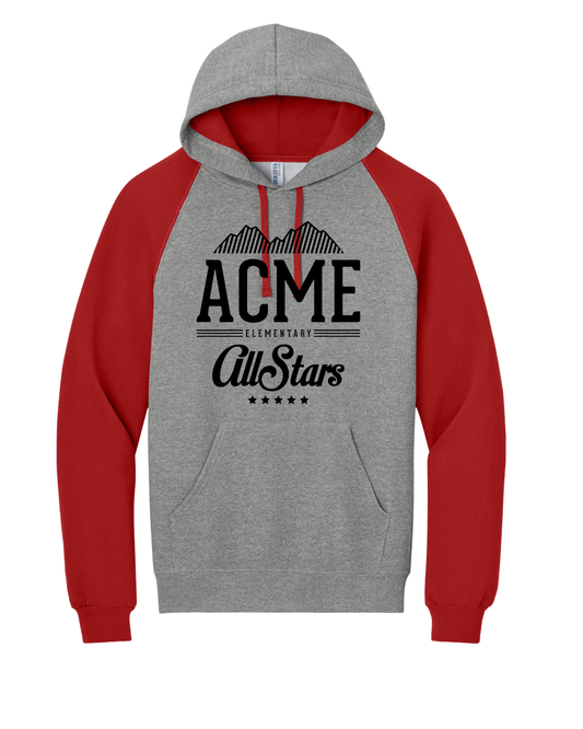 Adult Unisex Two Tone Hoodie