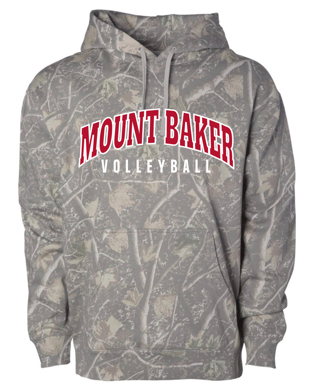 Mt. Baker Volleyball Camo Hoodie