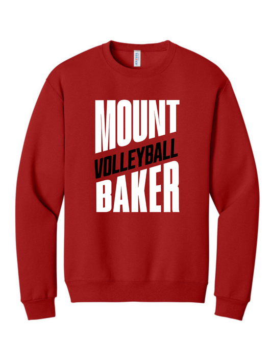 Youth & Adult Volleyball Crewneck Sweatshirt