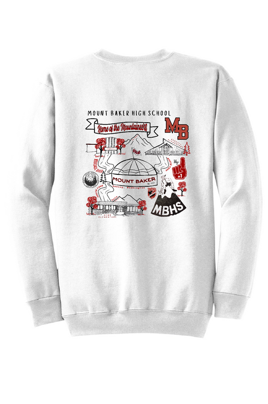 Home of The Mountaineers Crewneck Sweatshirt